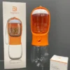 Botella de viaje de agua y golosinas con filtro